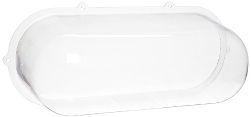 Morris Products 73091 Polycarbonate Vandal/Environmental Shield Guard Exit and Emergency Light, 18.7" Width, 6.5" Depth, Used with Emergency Lights