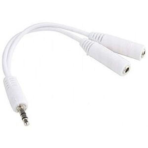 3.5mm audio y splitter cable for speaker and headphones