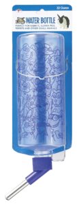 little giant small animal cage water bottle - pet lodge - clearwater bottle, great for indoor use (32 oz.) (item no. cpb32)