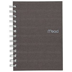 mead spiral notebook, college ruled paper, 80 sheets, 7" x 5", recycled, assorted colors, color selected for you, 1 count (45186)