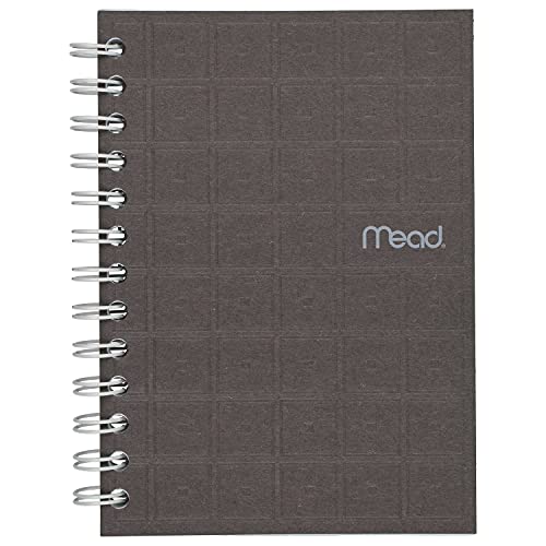 Mead Spiral Notebook, College Ruled Paper, 80 Sheets, 7" x 5", Recycled, Assorted Colors, Color Selected For You, 1 Count (45186)