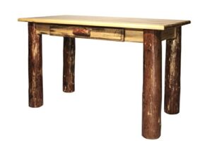 montana woodworks mwgcdlw glacier country collection desk, laptop/writing glacier country