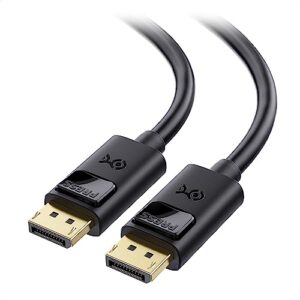 cable matters displayport to displayport cable (dp to dp cable) 6 feet - 4k resolution ready