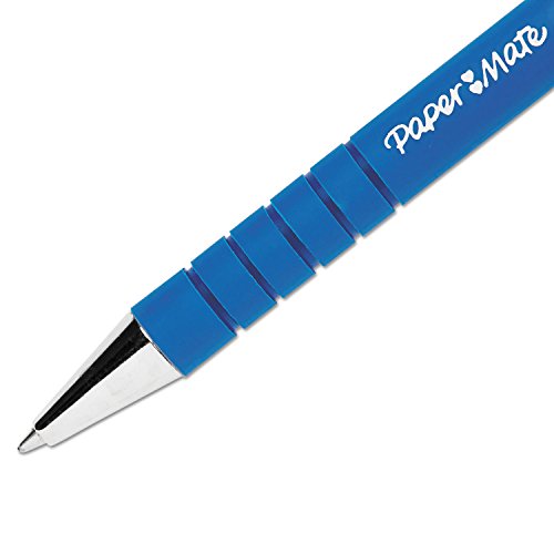 Paper Mate 9560131 Flexgrip Ultra Recycled Ballpoint Retractable Pen, Blue Ink, Fine, Dozen