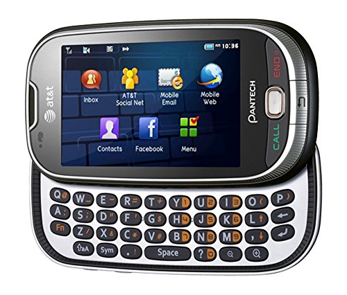 AT&T Unlocked Pantech Ease P2020 No Contract GSM Sliding Keyboard Touchscreen 2G Cell Phone