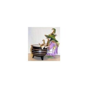 krinkles dept 56 witch and cauldron candy dish new in box