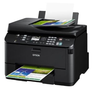 Epson WorkForce Pro WP-4530 Wireless All-in-One Color Inkjet Printer, Copier, Scanner, Fax, iOS/Tablet/Smartphone/AirPrint Compatible (C11CB33201)