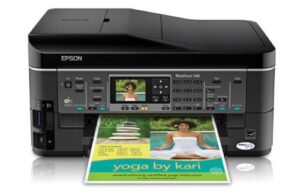 epson workforce 545 wireless all-in-one color inkjet printer, copier, scanner, fax, ios/tablet/smartphone/airprint compatible (c11cb88201)