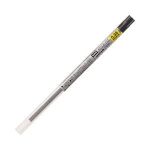 uni style fit gel ballpoint pen refill, 0.38mm, black (umr10938.24)