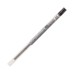 uni stylefit gel ballpoint pen refill, 0.5mm, black (umr10905.24)