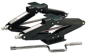 husky 76862 stabilizing scissor jack - set of 2,black,24 inch