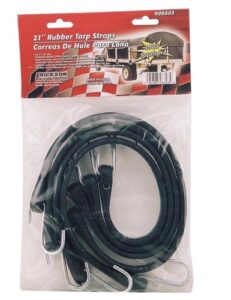 erickson 06603 21" long industrial epdm rubber tarp straps, (pack of 4)