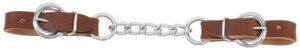 weaver leather heavy-duty single link chain curb strap, sunset