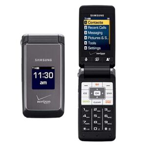 verizon or pageplus amsung haven u320 cdma cell phone dark grey new no contract