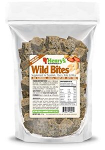 henry’s wild bites – nutritionally complete food for squirrels, flying squirrels, and chipmunks, 18 ounces