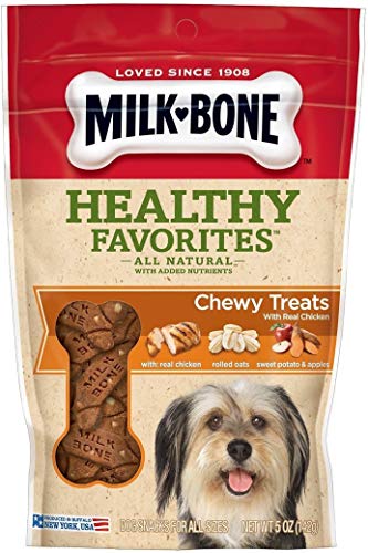 Milk-Bone Healthy Favorites Chewy Dog Treats, Real Chicken, 5 Ounces