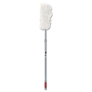 rubbermaid commercial overhead dusting tool, 51 inch handle, reusable, machine washable, extendable cleaning supplies