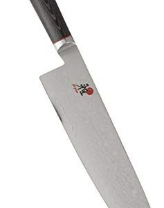 Miyabi Kaizen Chef's Knife, Medium, Black with Red Accent