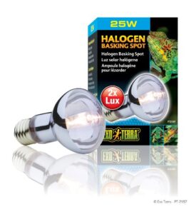 exo terra sun glo daylight halogen lamp, 25-watt