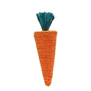 Living World Nibblers Corn Husk Pet Chew, Carrot