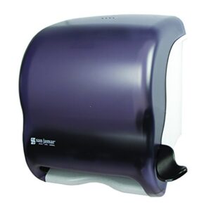 San Jamar Classic Element Plastic Lever Roll Towel Dispenser, Black Pearl