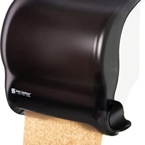 San Jamar Classic Element Plastic Lever Roll Towel Dispenser, Black Pearl