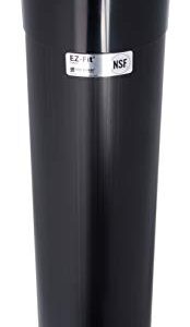 San Jamar EZ-Fit In-Counter Cup Dispenser, Plastic, Universal Disposable Cup Compatibility With Interchangeable Gaskets For Commercial Kitchen, 23.25 Inches, Black