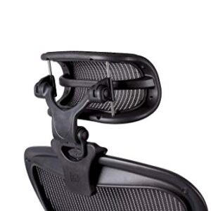 The Original Headrest for The Herman Miller Aeron Chair H3 Carbon | Colors and Mesh Match Classic Aeron Chair 2016 and Earlier Models | Headrest ONLY - Chair Not Included