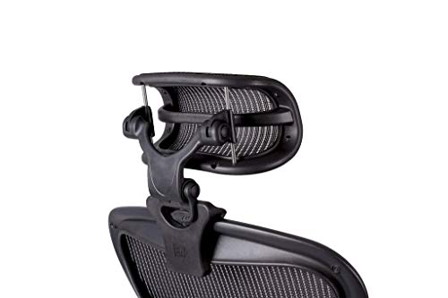 The Original Headrest for The Herman Miller Aeron Chair H3 Carbon | Colors and Mesh Match Classic Aeron Chair 2016 and Earlier Models | Headrest ONLY - Chair Not Included