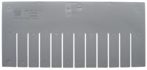 quantum storage systems dl93080 long divider for dividable grid container dg93080, gray, 6-pack