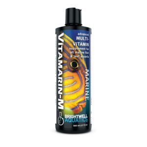 brightwell aquatics vitamarin m - liquid multivitamin supplement for marine fish aquariums,500-ml