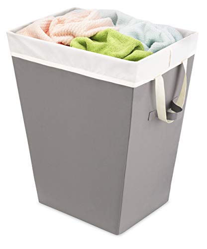 Whitmor Easycare Hamper & Laundry Bag-Greystone