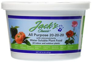 j r peters 52008 jacks classic 20-20-20 all purpose fertilizer, 8-ounce