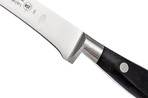 ARCOS Carving Knife 10 Inch Stainless Steel. Ham Slicer Knife for Cutting Ham and Meat. Ergonomic Polyoxymethylene Handle and 250mm Blade. Series Riviera. Color Black