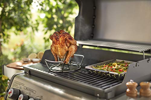 Weber 6482 Original Poultry Roaster , Silver