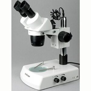 AmScope SW13B Binocular Microscope Head, WH10x Eyepieces, 10X and 30X Magnification, 1X/3X Objective