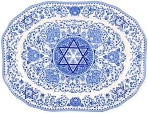 spode judaica oval platter - 14