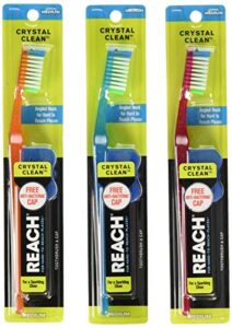 reach toothbrush, medium, full head #11 - (pack of 6)
