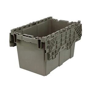 quantum storage systems qdc2213-12 attached top distribution container, 22" x 13" x 12", gray