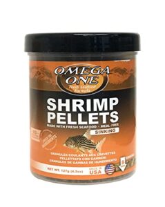 omega one sinking shrimp pellets, 8mm pellets, 4.5 oz