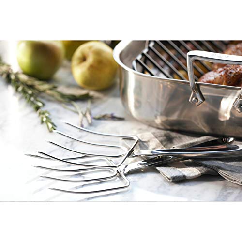 All-Clad T167 Stainless Steel Turkey Forks Set, 2-Piece, Silver -
