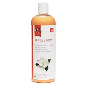 top performance fresh pet conditioner to reduce mats and tangles, 17 oz. size – conditioning formula gives coats sheen