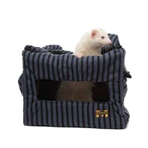 marshall pet products smr00370 front pack for transporting ferrets, gray