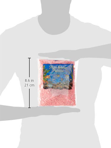 Pure Water Pebbles Aquarium Gravel, 2-Pound, Neon Pink