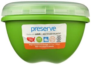 preserve food storage container, 25.5 ounce/large, apple green