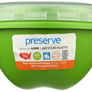 Preserve Food Storage Container, 25.5 Ounce/Large, Apple Green