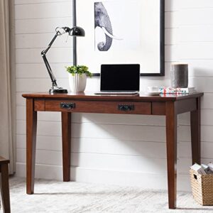 leick boulder creek mission laptop/writing desk, mission oak, furniture (82400)
