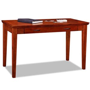 leick westwood laptop/writing desk, brown cherry finish