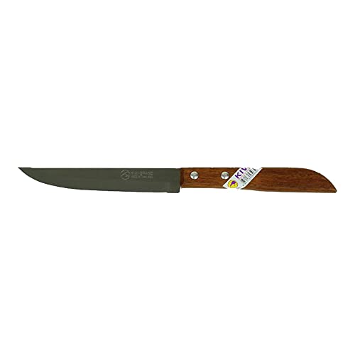 KIWI Stainless Steel, wood handle Kitchen Knife # 501