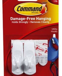 3M Command Strips 17002 Small Hooks with Command Adhesive